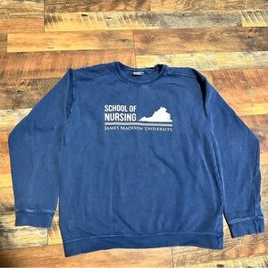 James Madison University Navy Blue Sweater
